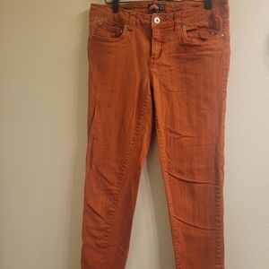 Orange jeans